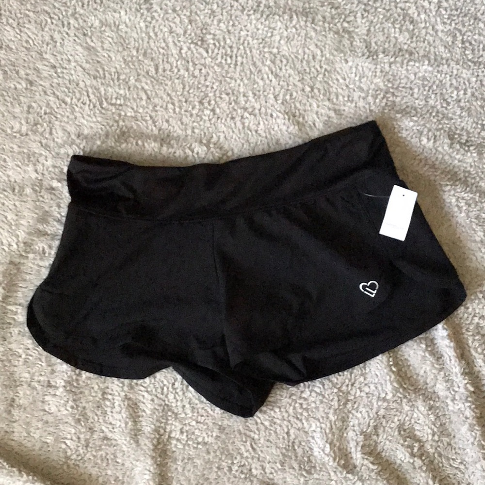 NWT Live Love Dream Running Shorts in Black